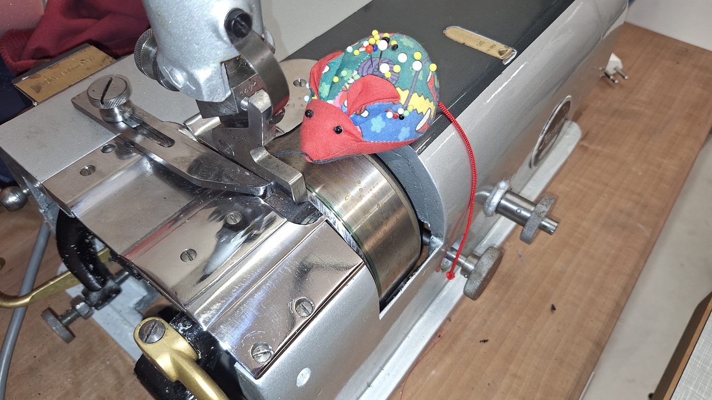 Industrienähmaschine Detail