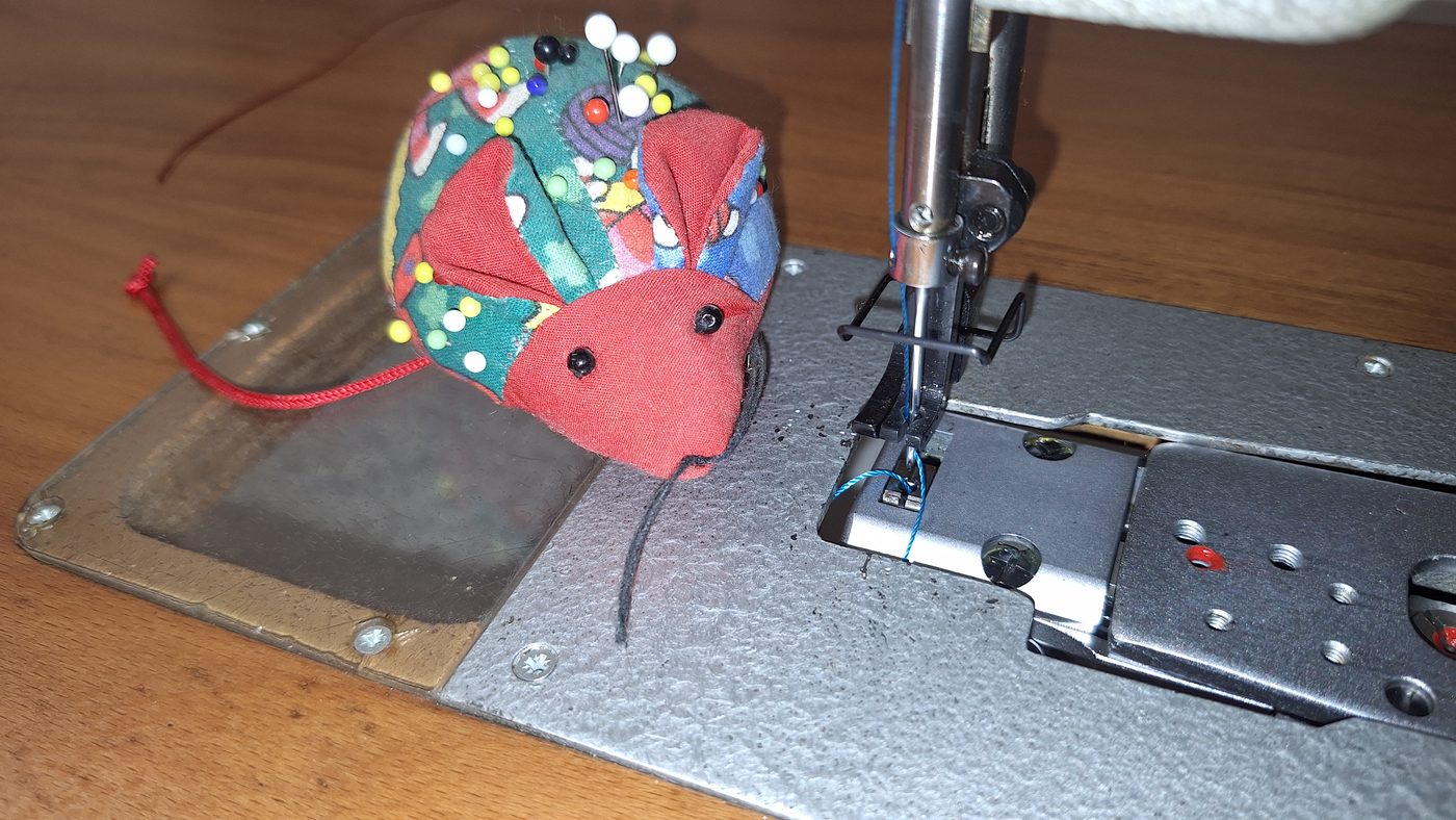 Nähmaschine Nadelbereich